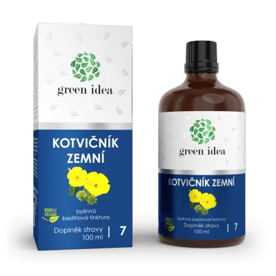 Kotvičník zemní - bezlihová tinktura 100 ml - Green idea