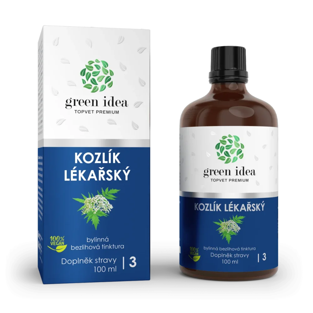 Kozlík - bezlihová tinktura 100 ml - Green idea