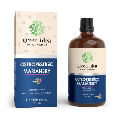 Ostropestřec - bezlihová tinktura 100 ml - Green idea