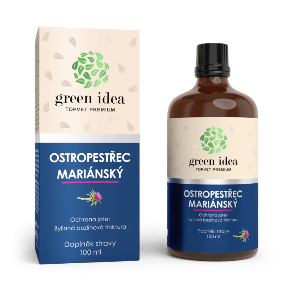 Ostropestřec - bezlihová tinktura 100 ml - Green idea