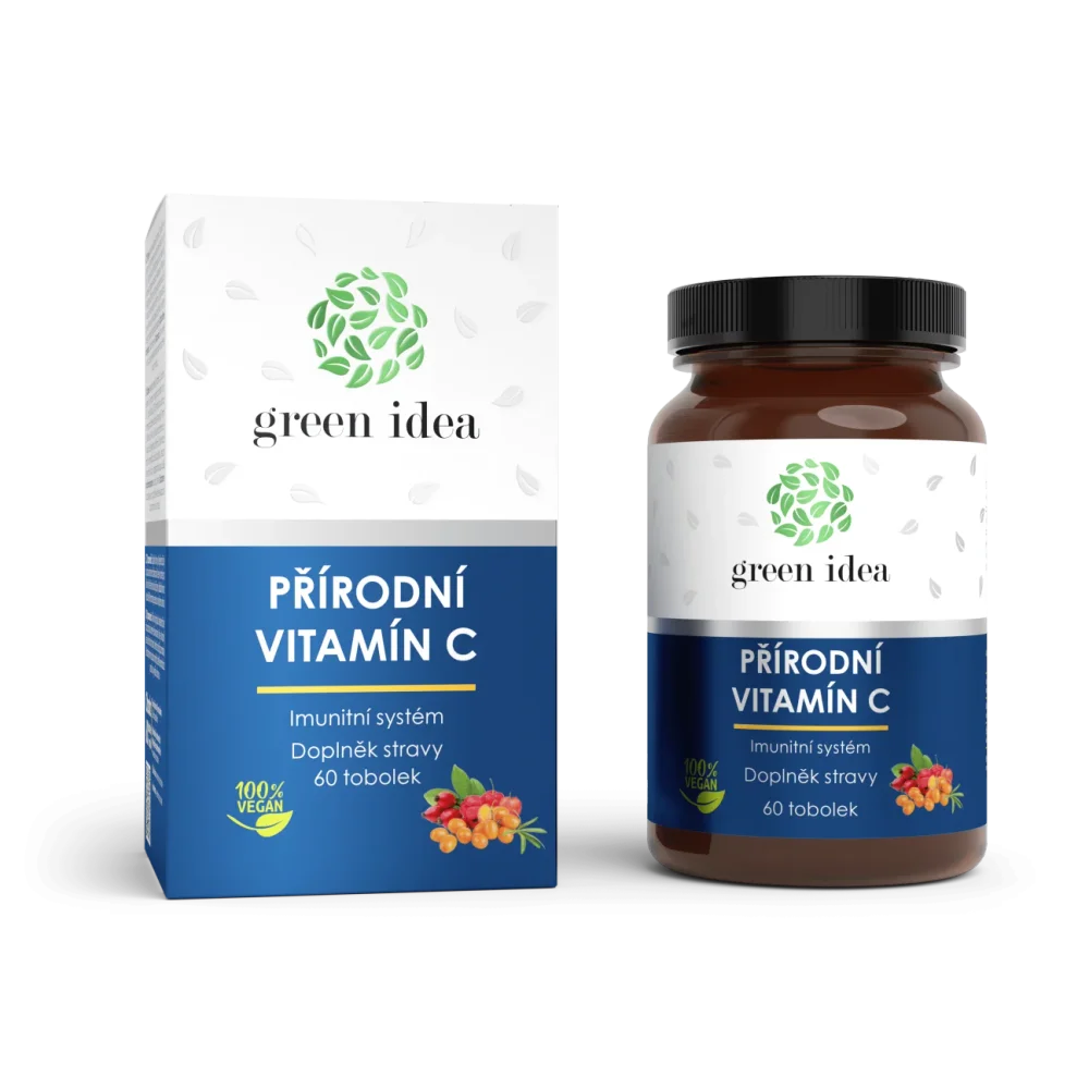 Přírodní vitamín C - tobolky 60 ks - Green idea