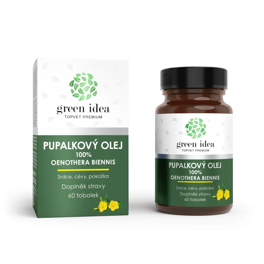 Pupalkový olej - tobolky 60 ks - Green idea