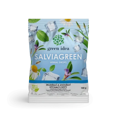 Salviagreen - bylinné bonbóny 100 g - Green idea