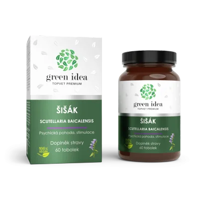 Šišák bylinný extrakt - tobolky 60 ks - Green idea