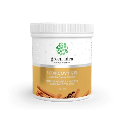 Skořicový masážní gel 250 ml - Green idea