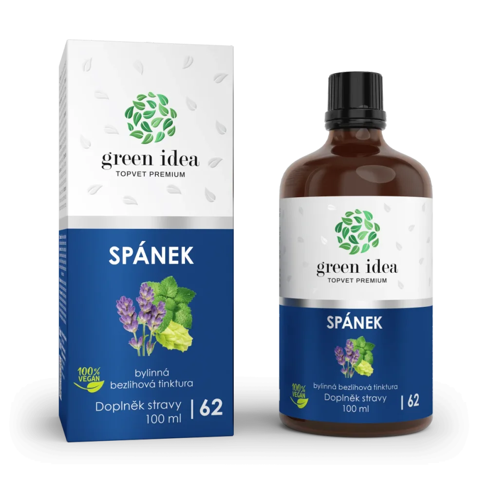 Spánek - bezlihová tinktura 100 ml - Green idea