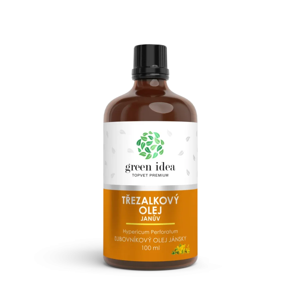 Třezalkový bylinný olej (Janův olej) 100 ml - Green idea