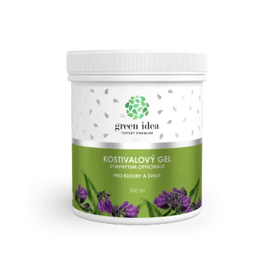 Kostivalový masážní gel 500 ml - Green idea