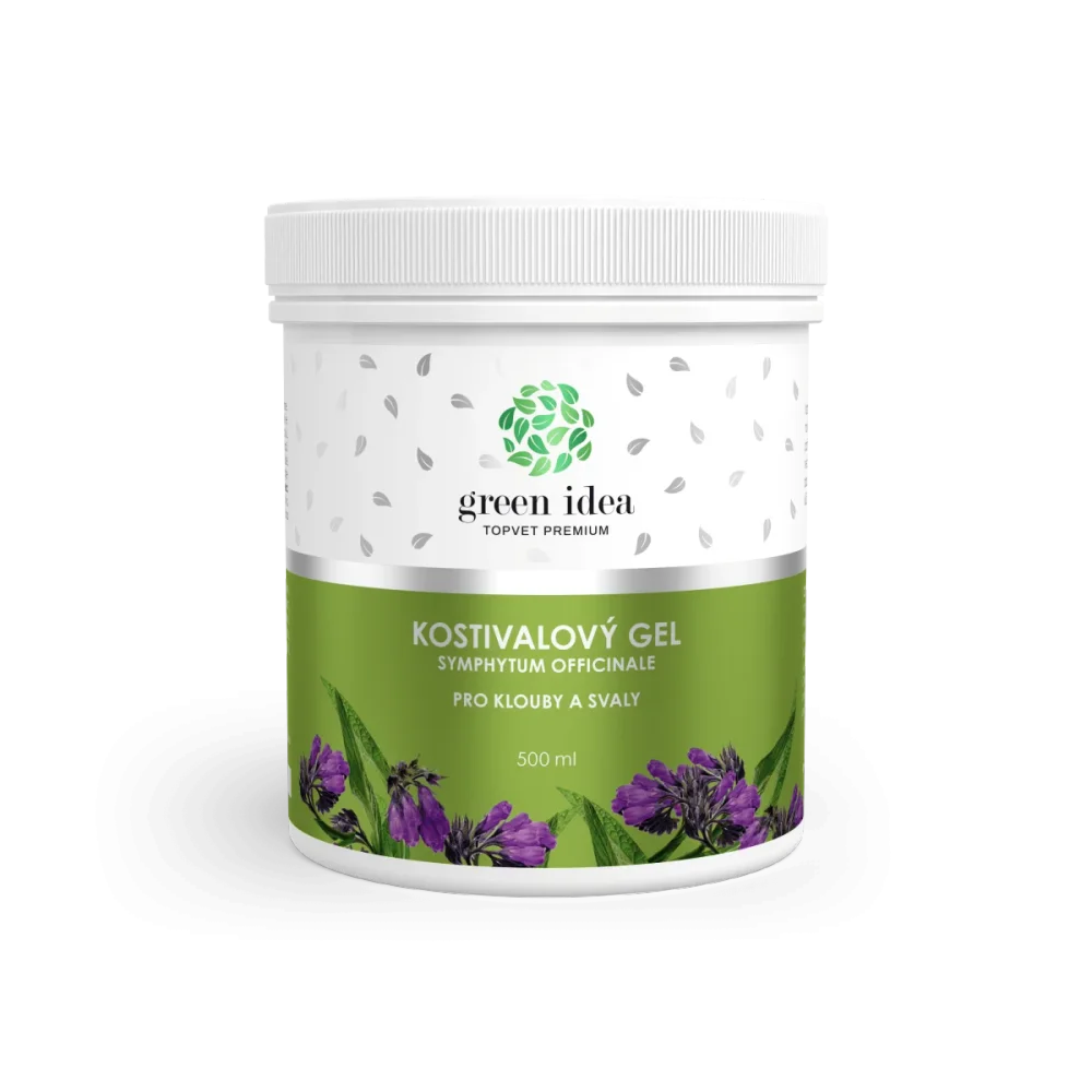 Kostivalový masážní gel 500 ml - Green idea