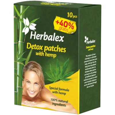 Herbamedicus GmbH Herbalex – Detoxikační náplasti s konopím 14 ks - Green idea