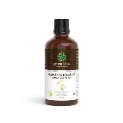 Heřmánek lékařský tinktura - kapky 50 ml - Green idea