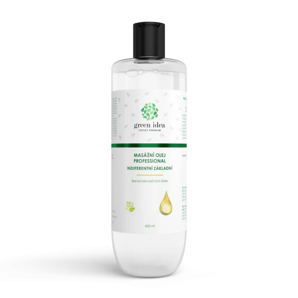 Indiferentní mas. olej - základní báze 500 ml - Green idea