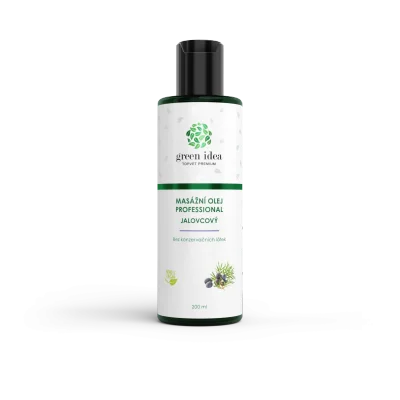 Jalovcový masážní olej 200 ml - Green idea