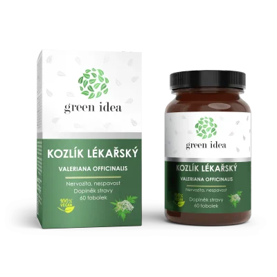 Kozlík lékařský bylinný extrakt - tobolky 60 ks - Green idea