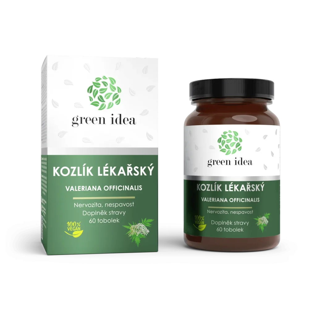 Kozlík lékařský bylinný extrakt - tobolky 60 ks - Green idea