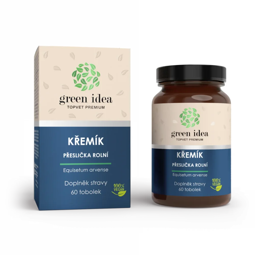 Křemík - Přeslička rolní - tobolky 60 ks - Green idea