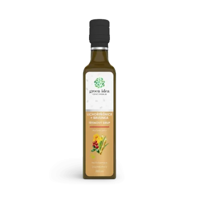 Lichořeřišnice+brusinka sirup - třtinový 250 ml - Green idea