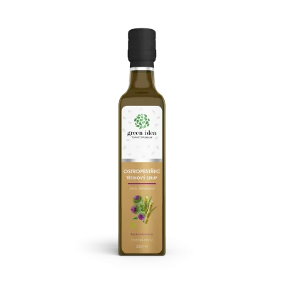 Ostropestřec sirup - třtinový 250 ml - Green idea