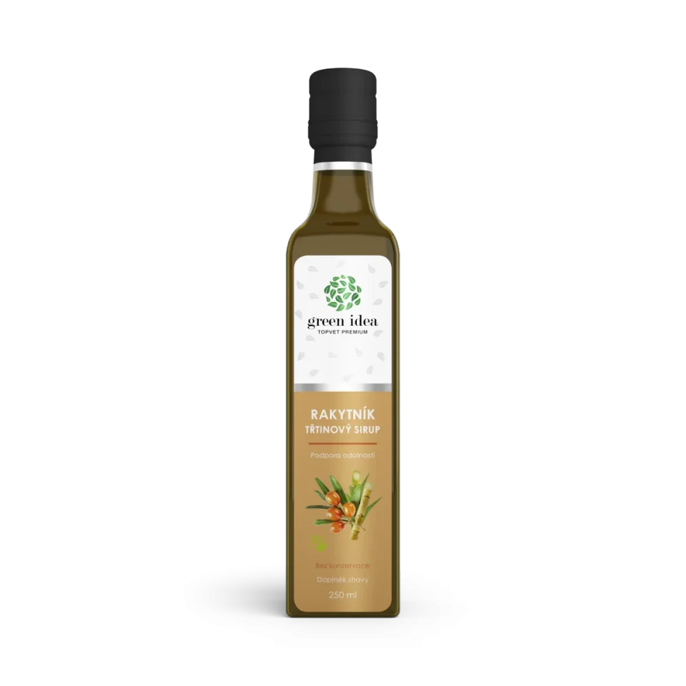 Rakytníkový sirup - třtinový 250 ml - Green idea