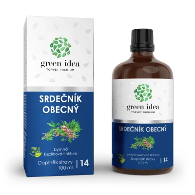 Srdečník - bezlihová tinktura 100 ml - Green idea