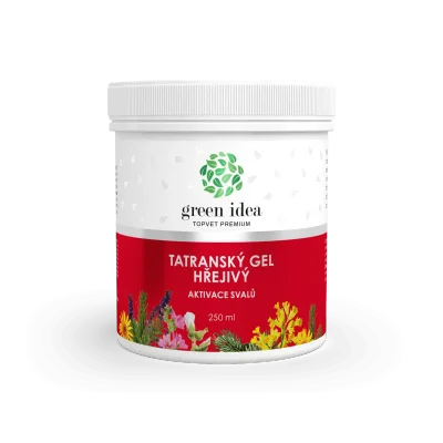 Tatranský bylinný gel - hřejivý 250 ml - Green idea