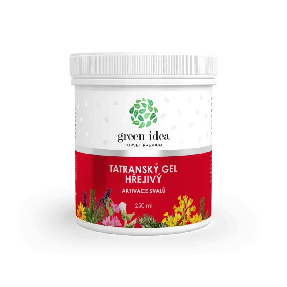 Tatranský bylinný gel - hřejivý 250 ml - Green idea