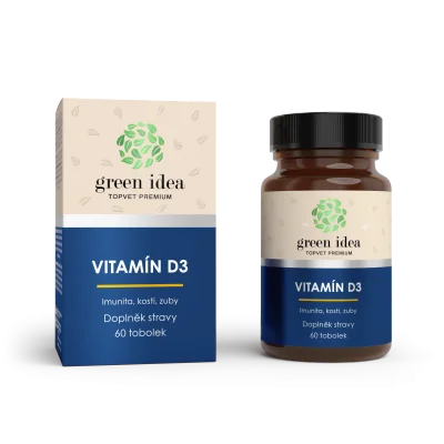 VITAMÍN D3 - tobolky 60 ks - Green idea