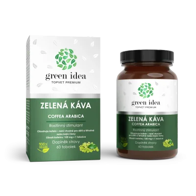 Zelená káva bylinný extrakt - tobolky 60 ks - Green idea