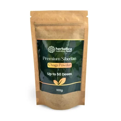 Zvýhodněný set: 2x Prémiová čaga sibiřská 100% prášek - 100g - Herbatica