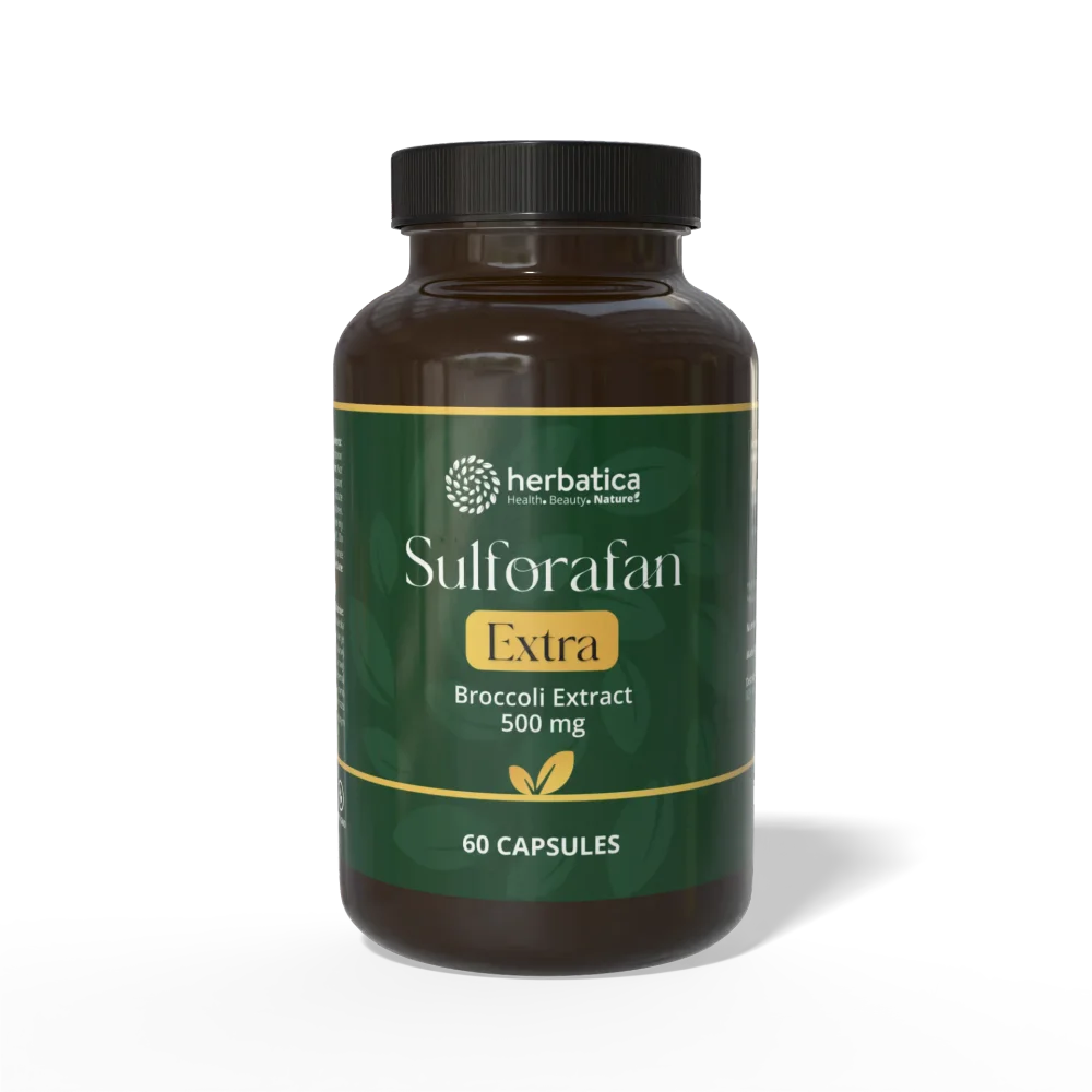Zvýhodněný set: 2x Sulforafan EXTRA – extrakt z brokolice 500 mg, 60 kapslí – Herbatica