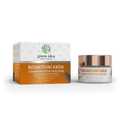 Bioaktivní krém s diamantovým prachem 50 ml - Green idea