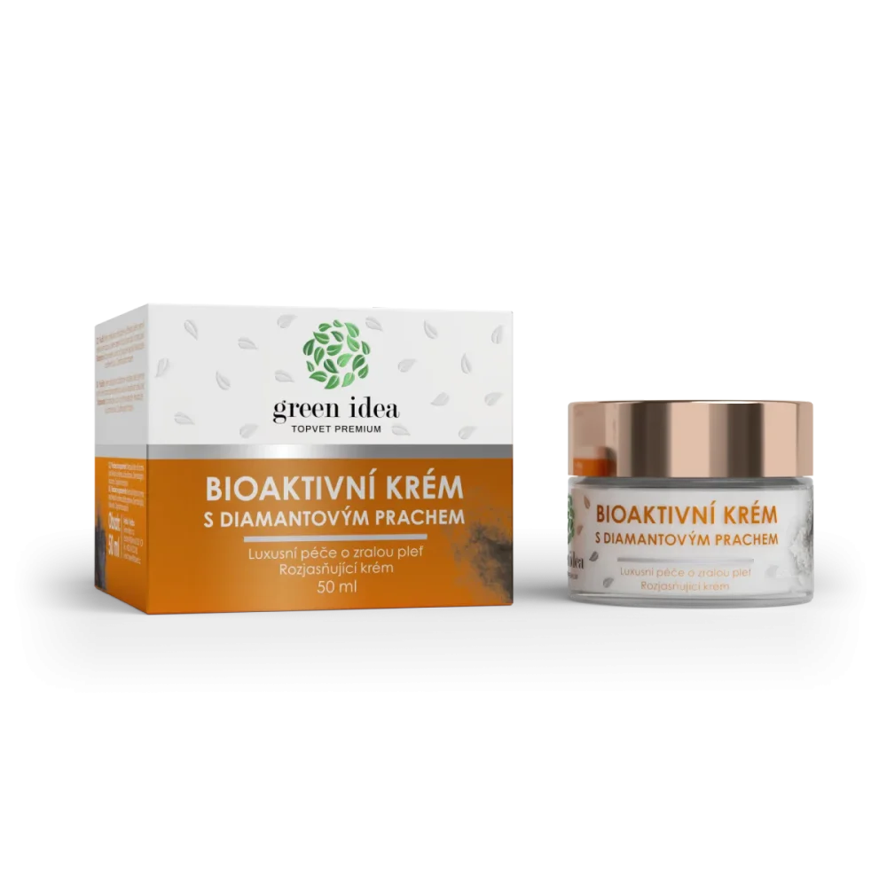 Bioaktivní krém s diamantovým prachem 50 ml - Green idea