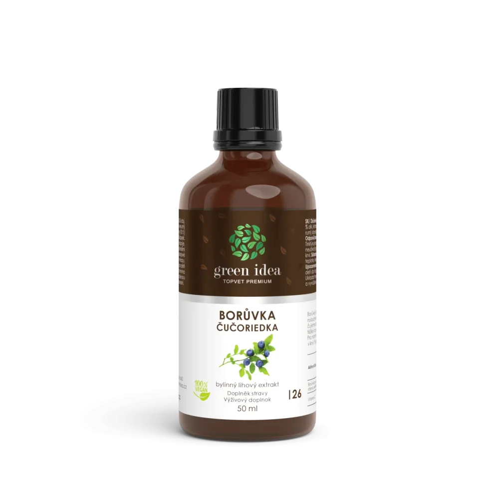 Borůvka tinktura - kapky 50 ml - Green idea