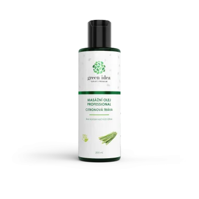 Citronová tráva masážní olej 200 ml - Green idea