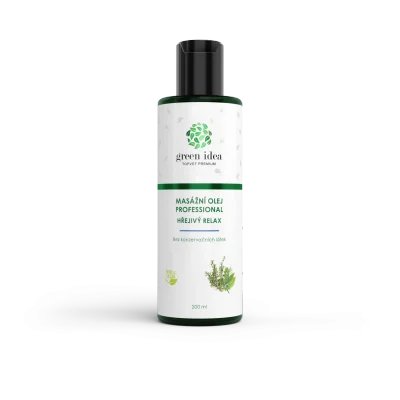 Hřejivý relax - masážní olej 200 ml - Green idea