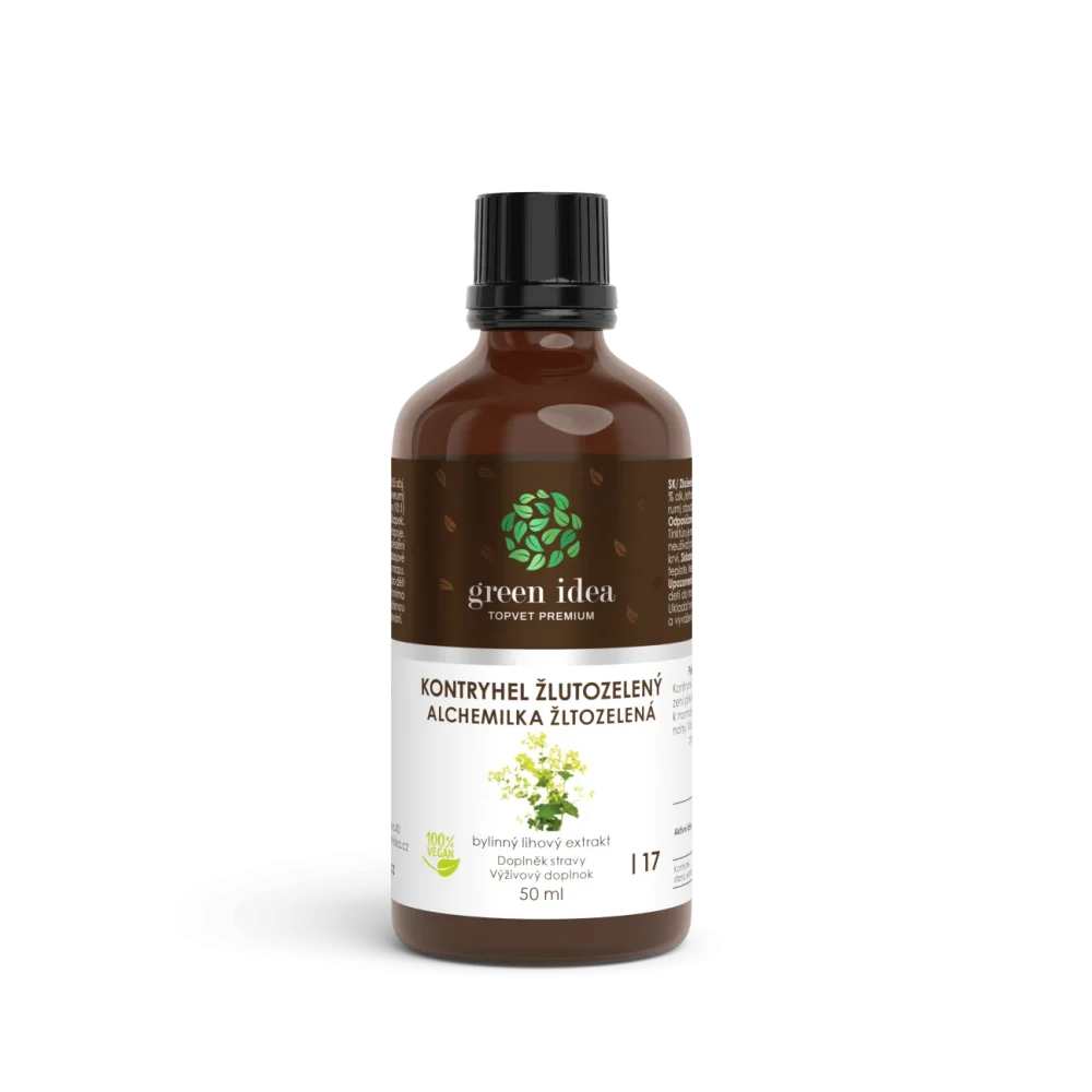 Kontryhel žlutozelený tinktura - kapky 50 ml - Green idea