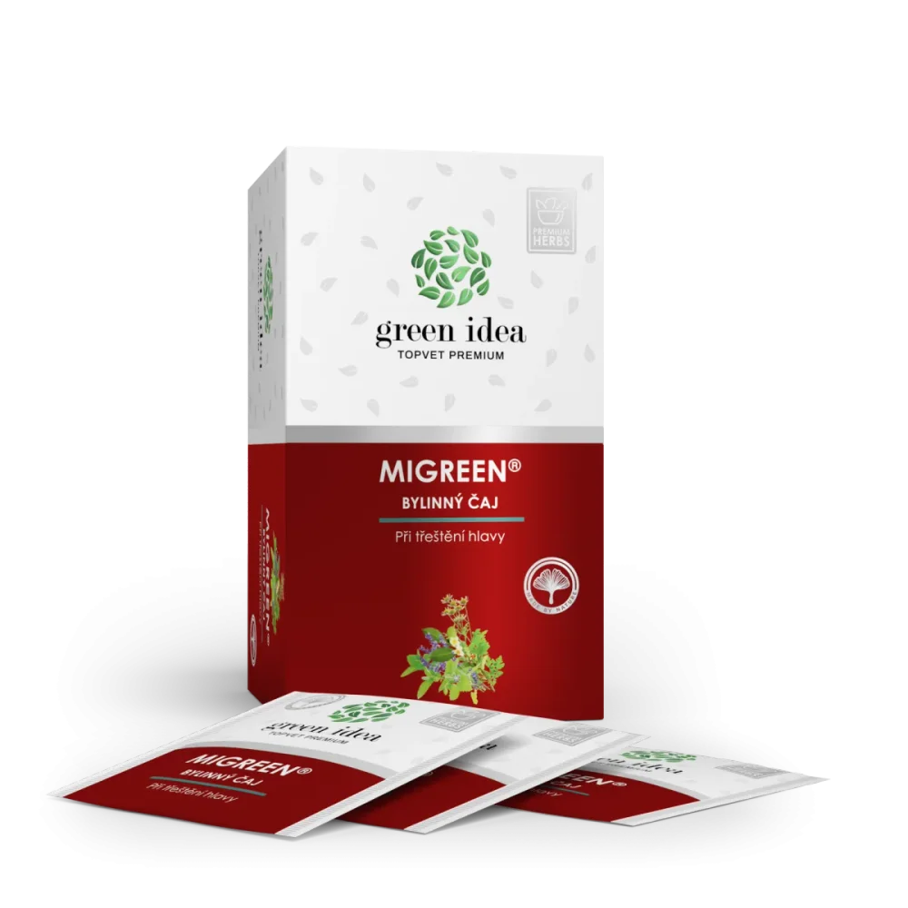 Herbex Migreen - bylinný čaj 20 sáčků - Green idea