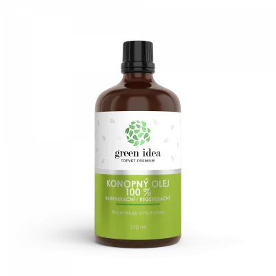 Regenerační konopný olej 100% 100 ml - Green idea