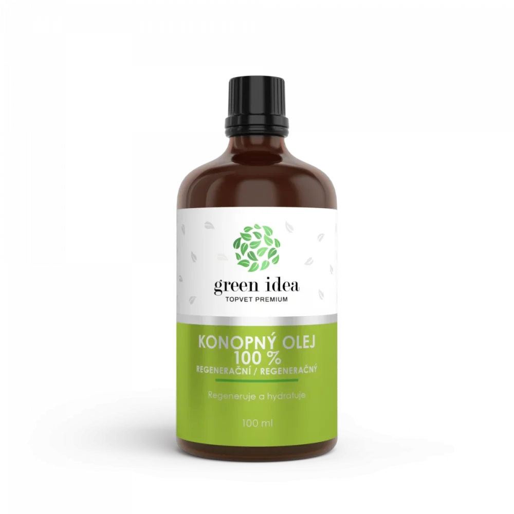 Regenerační konopný olej 100% 100 ml - Green idea