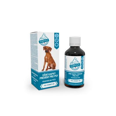 Ušní kapky prevent pro psy 50 ml - Green idea