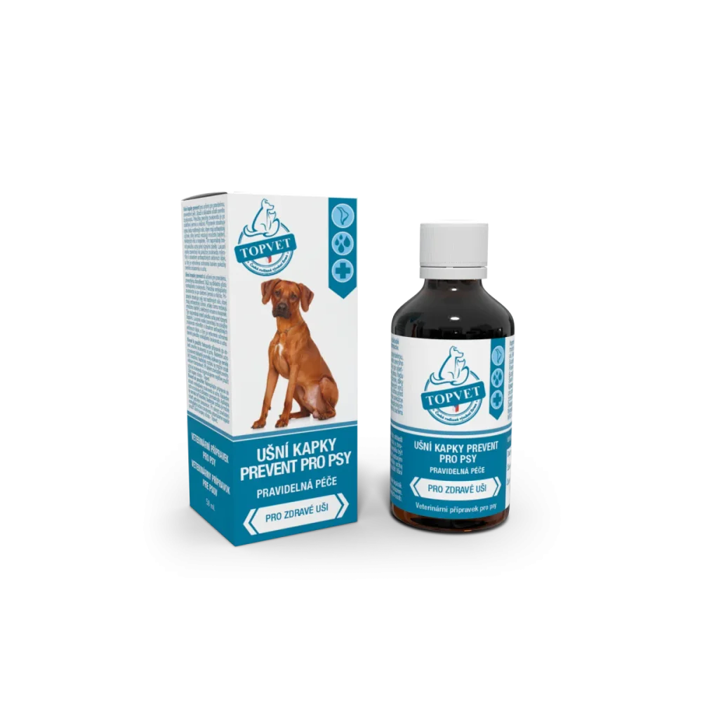 Ušní kapky prevent pro psy 50 ml - Green idea