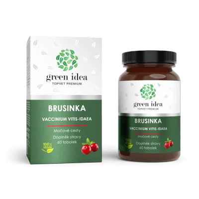 Brusinka bylinný extrakt - tobolky 60 ks - Green idea
