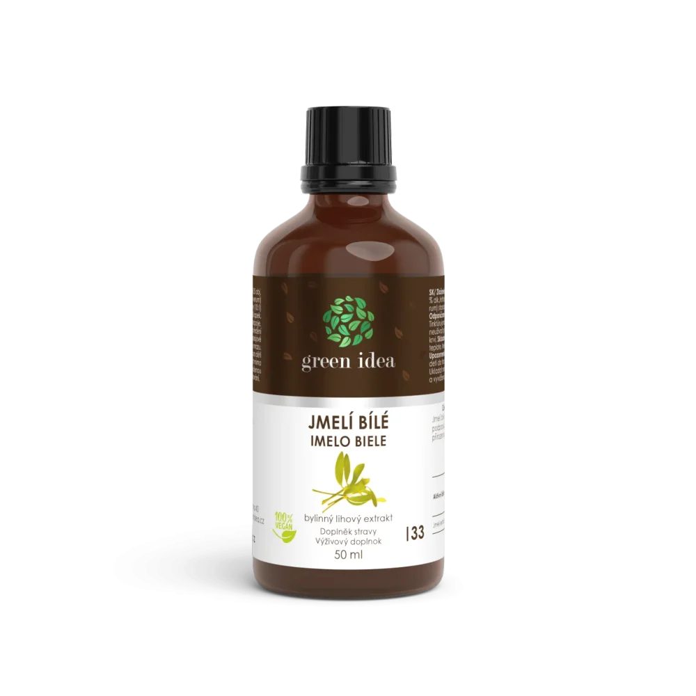 Jmelí bílé tinktura - kapky 50 ml - Green idea