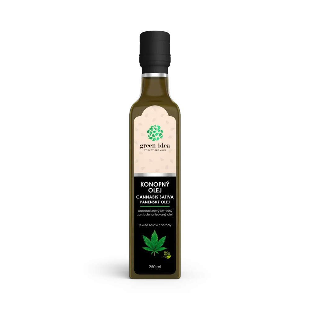 Konopný olej 250 ml - Green idea
