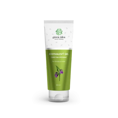 Kostivalový masážní gel v tubě 200 ml - Green idea