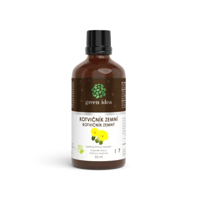 Kotvičník zemní tinktura - kapky 50 ml - Green idea