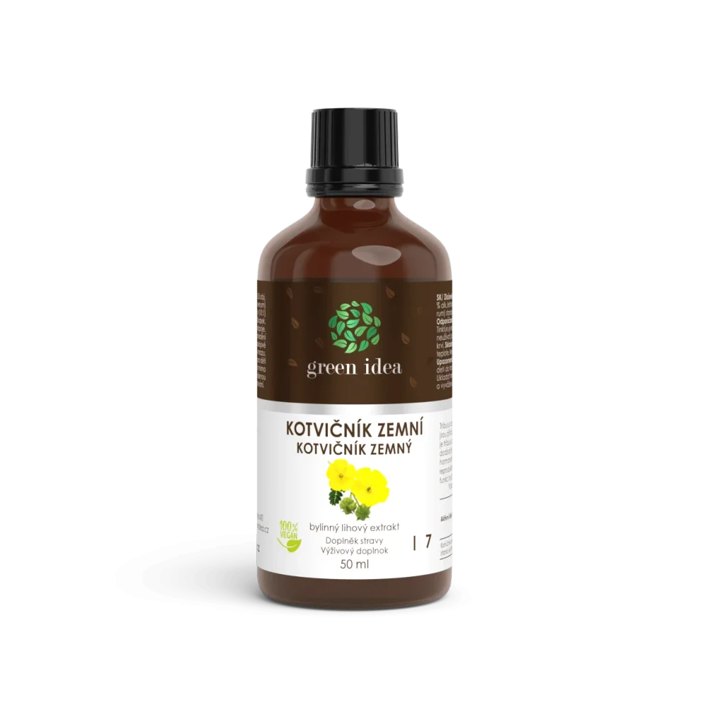 Kotvičník zemní tinktura - kapky 50 ml - Green idea