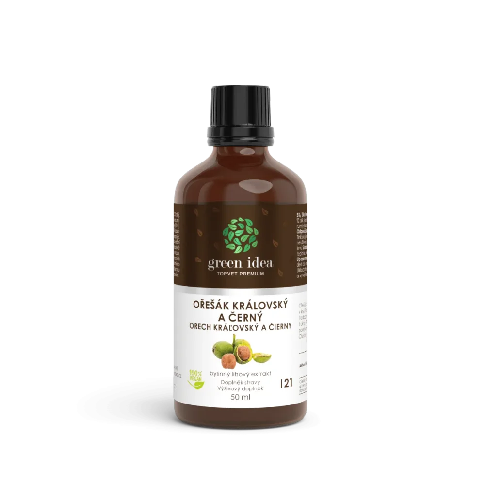 Ořešák královský tinktura - kapky 50 ml - Green idea