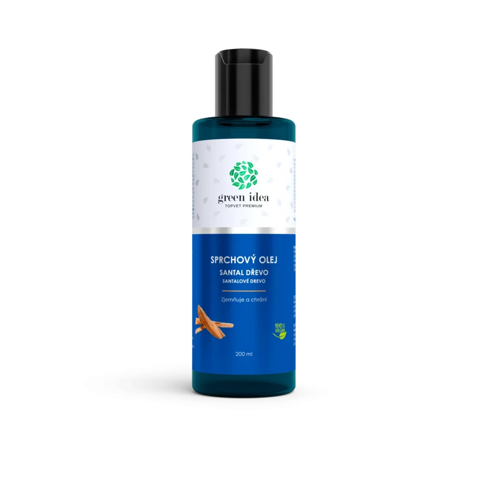 Sprchový olej - Santal dřevo 200 ml - Green idea