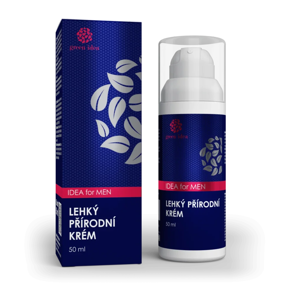 IDEA for MEN - Lehký přírodní krém pro muže 50 ml - Green idea